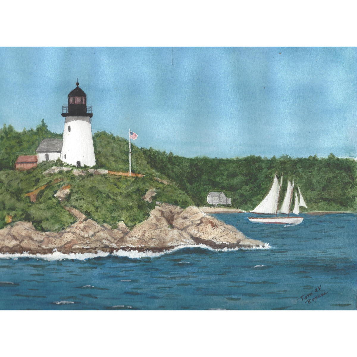Burnt Island Lighthouse, Boothbay