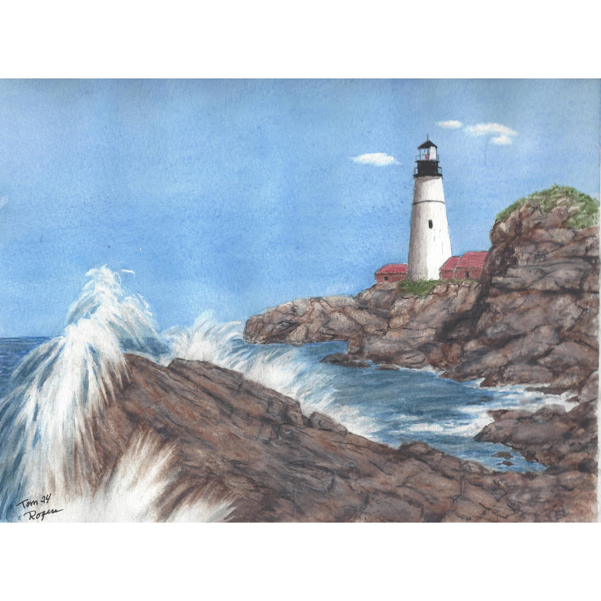 Portland head lighthouse Cape Elizabeth Maine
