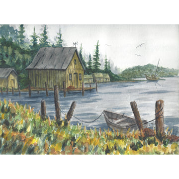 Small fishing village