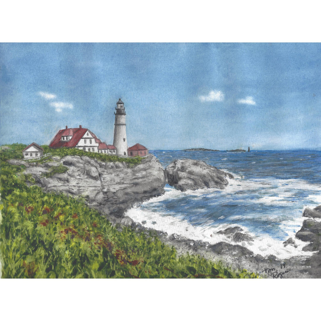 Portland head lighthouse Cape Elizabeth Maine